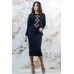 Embroidered Costume "Stars" Navy